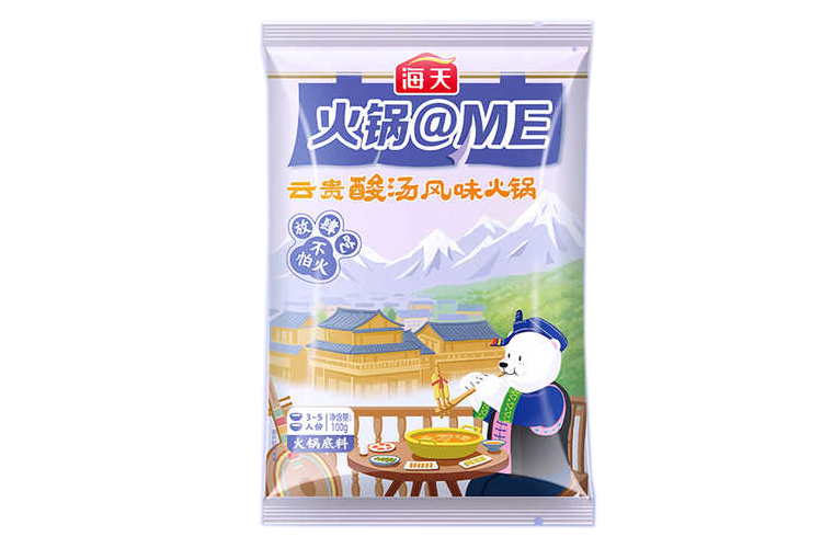 海天酸汤风味火锅底料 100G